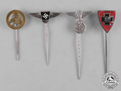 Germany, Third Reich. A Lot  Of Second War Period Stickpins