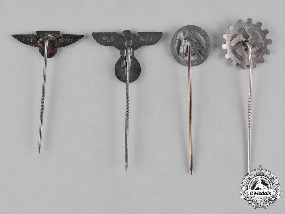 germany,_third_reich._a_lot_of_second_war_period_stickpins_m19_3506