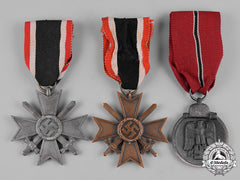 Germany, Wehrmacht. A Lot Of Wehrmacht Service Medals