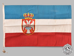 Yugoslavia, Kingdom. A Battle Flag Of The Submarine "Nebojša"