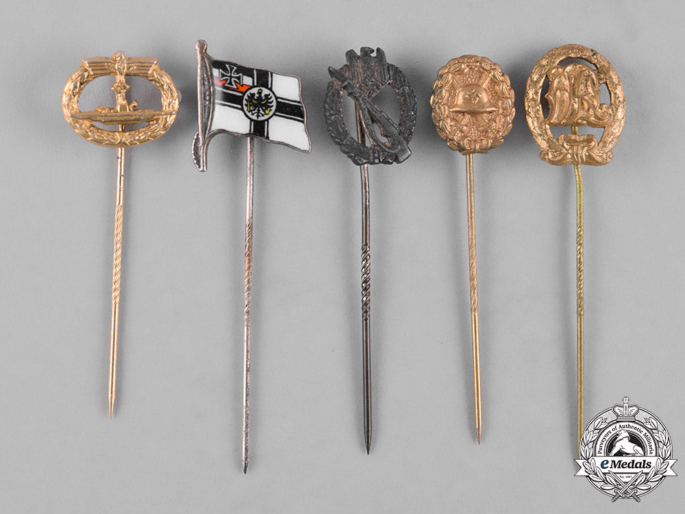 germany,_third_reich._a_lot_of_second_war_period_miniature_stickpins_m19_4109