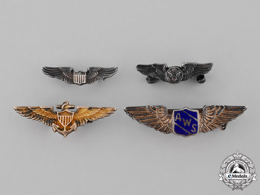 united_states._a_lot_of_four_miniature_wings_m19_4175