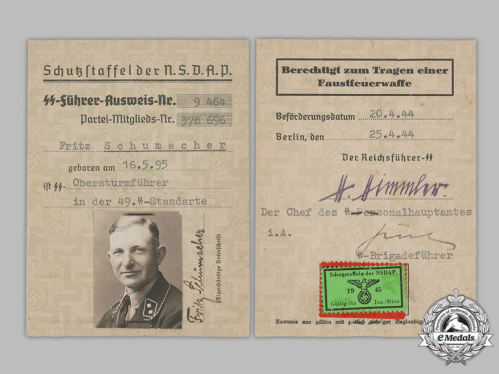 germany,_ss._a_group_of_documents_belonging_to_ss-_obersturmführer_fritz_schumacher_m19_4341