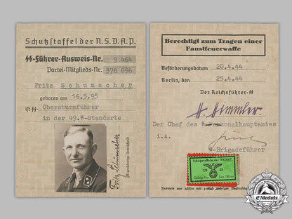 germany,_ss._a_group_of_documents_belonging_to_ss-_obersturmführer_fritz_schumacher_m19_4341