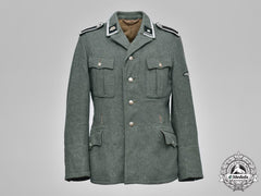 Germany, Ss. A Death Head Unit Ss-Scharführer Service Tunic And Side Cap