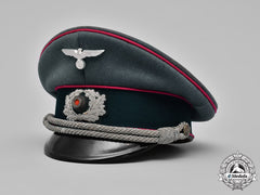Germany, Wehrmacht. A Veterinarian Officer’s Visor Cap, By Mitzlaff & Bliedung, Named