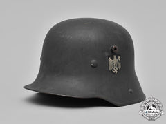 Germany, Wehrmacht. A Refurbished M18 Steel Helmet, C.1940
