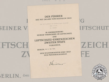 germany,_third_reich._an_air_raid_defence_medal_award_document_to_paul_wiß,_c.1944_m19_4728_2_1