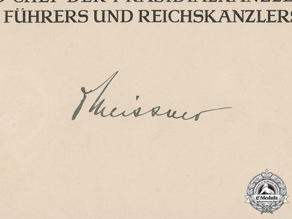 germany,_third_reich._an_air_raid_defence_medal_award_document_to_august_wagener,_c.1943_m19_4733