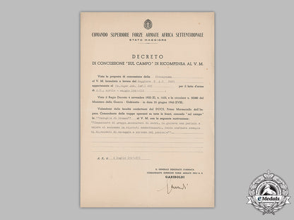 italy,_kingdom._a_pair_of_award_documents_for_al_valore_militaire_to_maggiore_r.a.u._karl,_panzerjäger-_abteilung(_sfl.)605_m19_4737