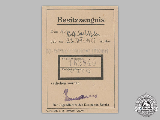 germany,_third_reich._an_award_document_for_a_hj_proficiency_badge,_to_rolf_sachtleben,_c.1942_m19_4747