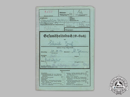 germany,_heer._a_wehrpaß_and_health_book_to_gefreiter_josef_schmid_m19_4998