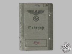 Germany, Waffen-Ss. A Wehrpaß & Id Card To Ss-Oberscharführer Heinrich Pauser, Ss Totenkopf