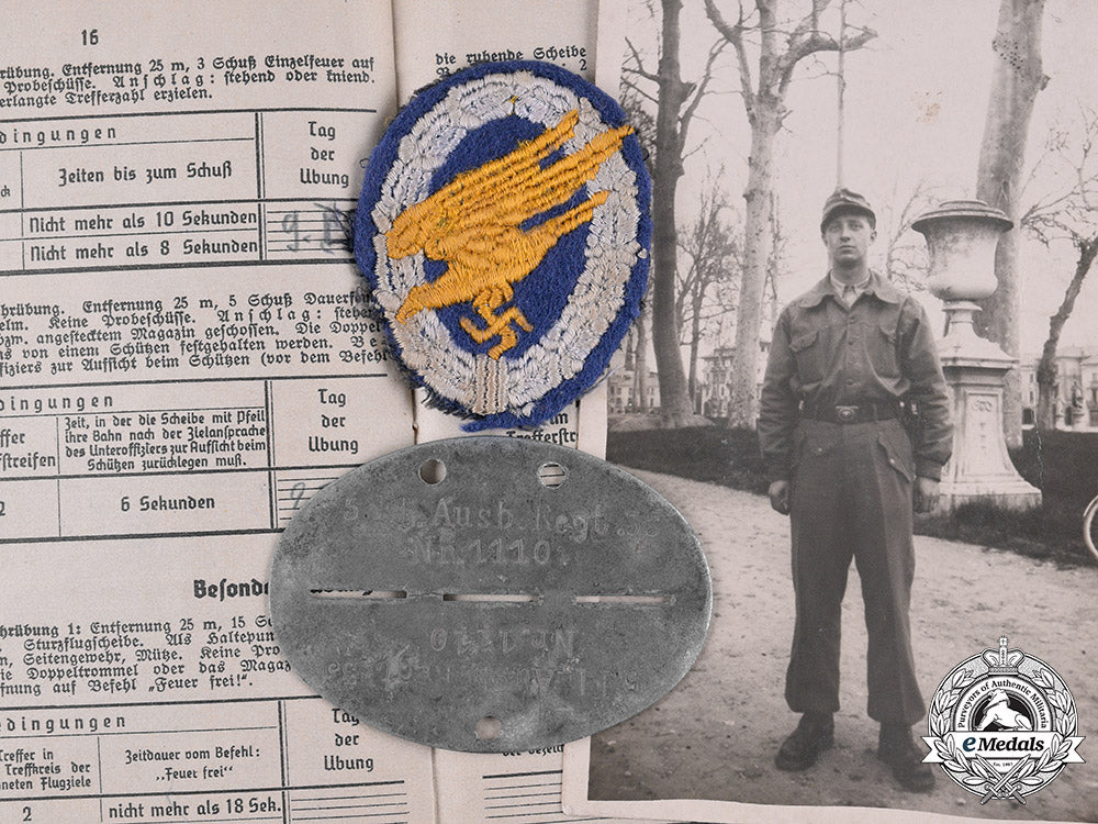 germany,_luftwaffe._a_group_of_awards,_documents,_and_photographs_to_fallschirmjäger_karl-_heinz_schultenjohann_m19_5300_1