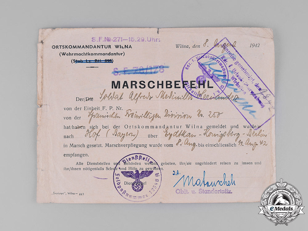 spain,_franco_period._a_spanish_blue_division_document_group_to_alfredo_medinilla_hernández_m19_5375