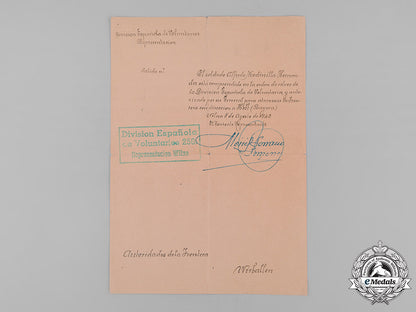 spain,_franco_period._a_spanish_blue_division_document_group_to_alfredo_medinilla_hernández_m19_5380
