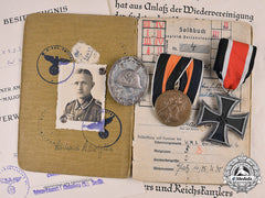 Germany, Heer. A Soldbuch & Medals To Wachtmeister Bartylla, Bataillon 164 In Metz