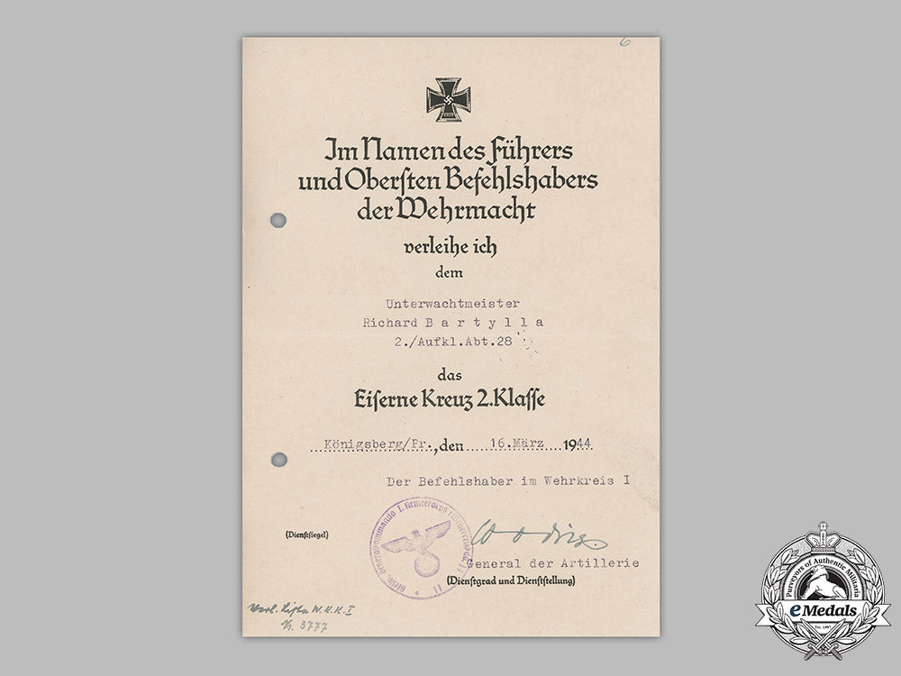 germany,_heer._a_soldbuch&_medals_to_wachtmeister_bartylla,_bataillon164_in_metz_m19_5620