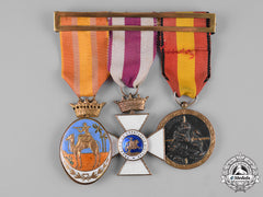 Spain, Franco Period. A Civil War Medal Bar