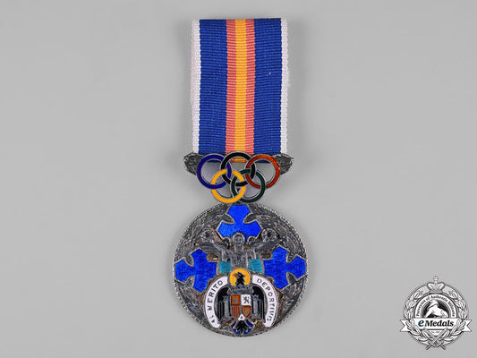 spain,_franco’s_period._an_olympic_committee_merit_award,_silver_medal,_c.1950_m19_5883_1