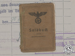 Germany, Heer. A Soldbuch To Gefreiter Heinz Wohl, 710Th Infantry Division