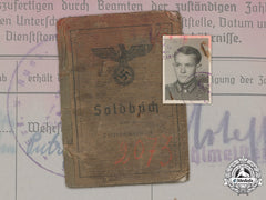 Germany, Heer. A Soldbuch To Gefreiten Günther Ripf, 7Th Infantry Division