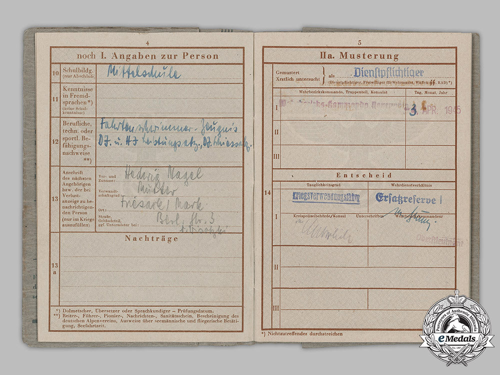 germany,_hj._a_wehrpaß_and_documents_to16_year_old_günter_nagel,_april1945_m19_5976