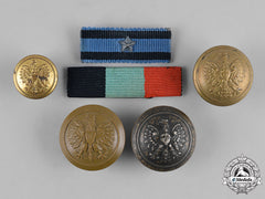 Poland, Republic. A Lot Of Six Items, C.1945