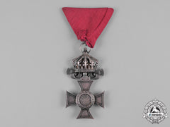 Bulgaria, Kingdom. An Order Of St. Alexander, Silver Merit Cross With Crown, C.1900