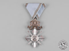 Bulgaria, Kingdom. An Order Of Military Merit, Vi Class Silver Merit Cross With Crown, C.1918