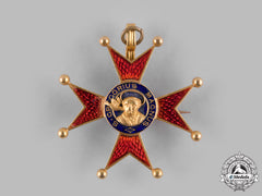 Vatican. A Pontifical Equestrian Order Of St. Gregory The Great, Gold Lapel Badge