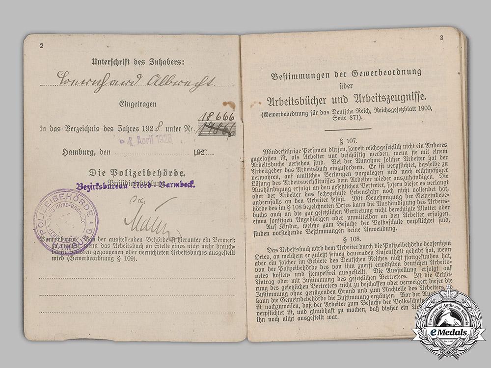 germany,_weimar._a_pair_of_german_labour_books_m19_6790_1