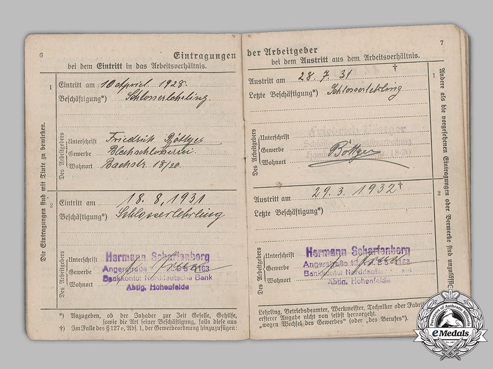 germany,_weimar._a_pair_of_german_labour_books_m19_6791_1
