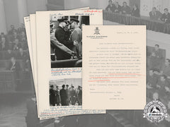 Germany, Third Reich. A Collection Of Photographs And Correspondence To Heribert Von Troll-Obergfell