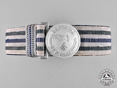 Germany, Reichsbahn. A Railway Police Leader’s Brocade Dress Belt And Buckle, By Assmann