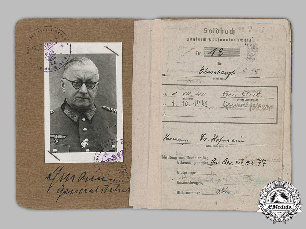 germany,_heer._the_award_documents&_soldbuch_of_generalstabsarzt_dr._hermann_von_hofmann_m19_7256