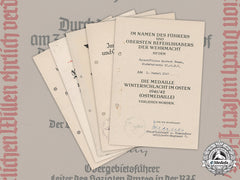 Germany, Third Reich. An Award Document Group To Herbert Kwass Rad