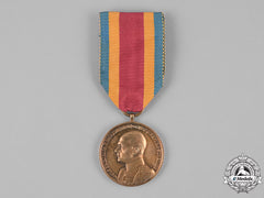 Mecklenburg-Strelitz, Duchy. A Merit Medal, Gold Grade, By Godet