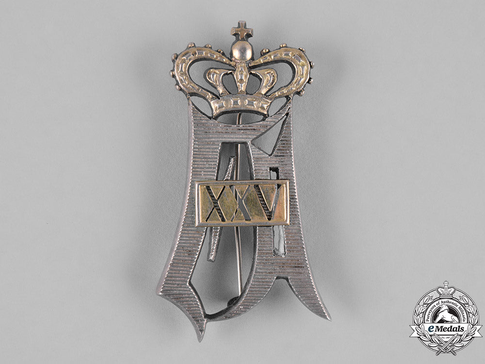 Saxony, Kingdom. A Military Long Service Badge For 25 Years – eMedals