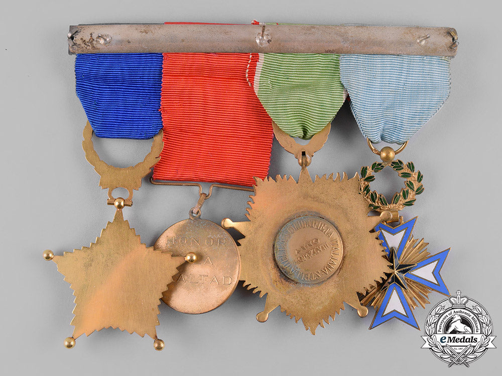 france,_republic._a_french,_italian,_nicaraguan,_and_chilean_medal_bar_m19_8126_1