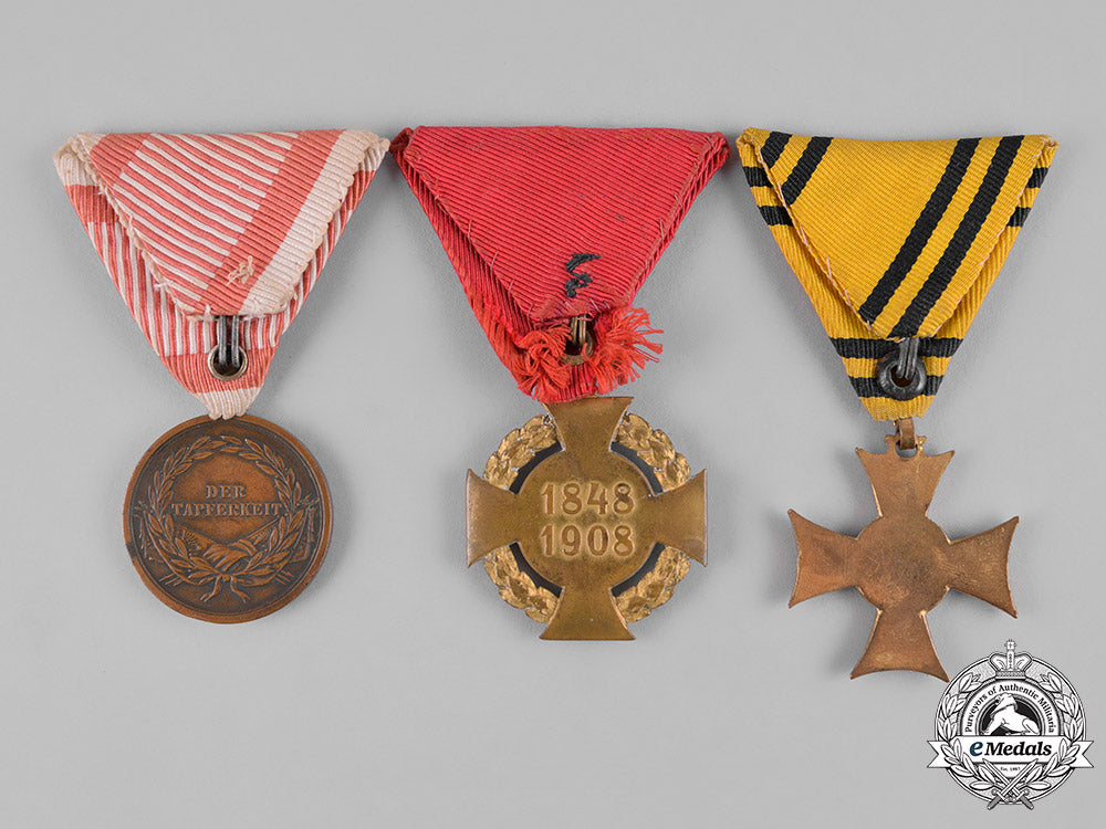 austria,_empire._three_medals&_awards_m19_8354