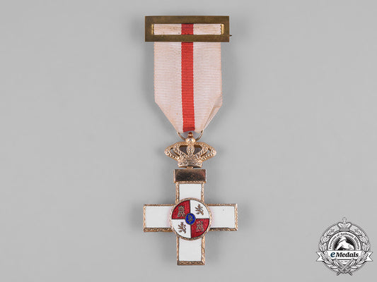 spain,_kingdom._an_order_of_military_merit,_cross_with_white_distinction,_type_vii,_c.1975_m19_8371_1
