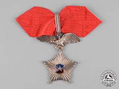 Chile, Republic. A Star Of Military Merit For 20 Years Service, Armed Forces Division, Commander