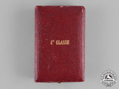 Belgium, Kingdom. A Civic Decoration For Long Service In The Administration, I Class Cross Case