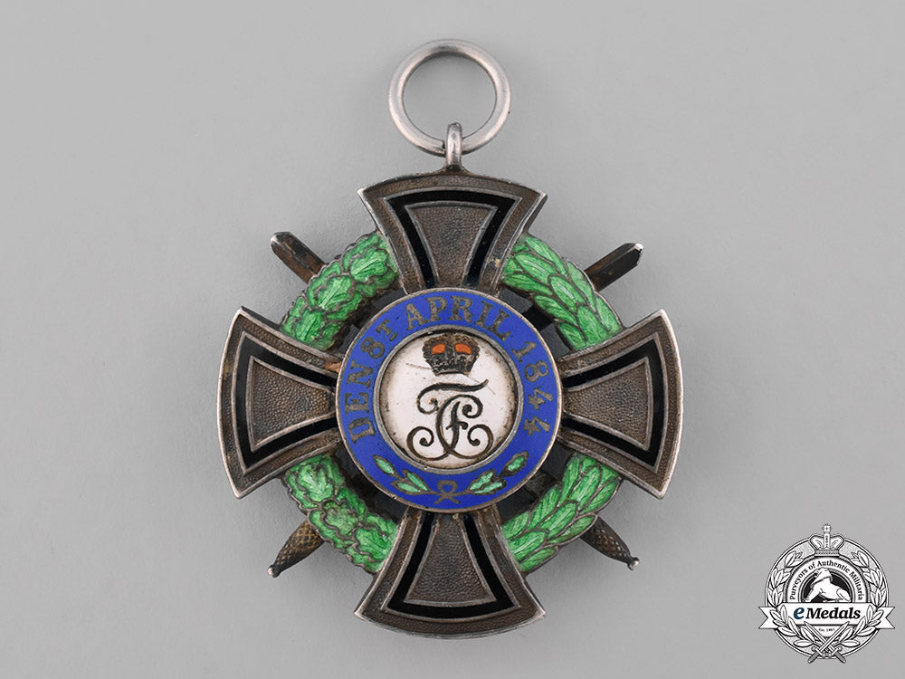 hohenzollern,_state._a_house_order_of_hohenzollern,_iii_class_with_swords,_c.1870_m19_8642