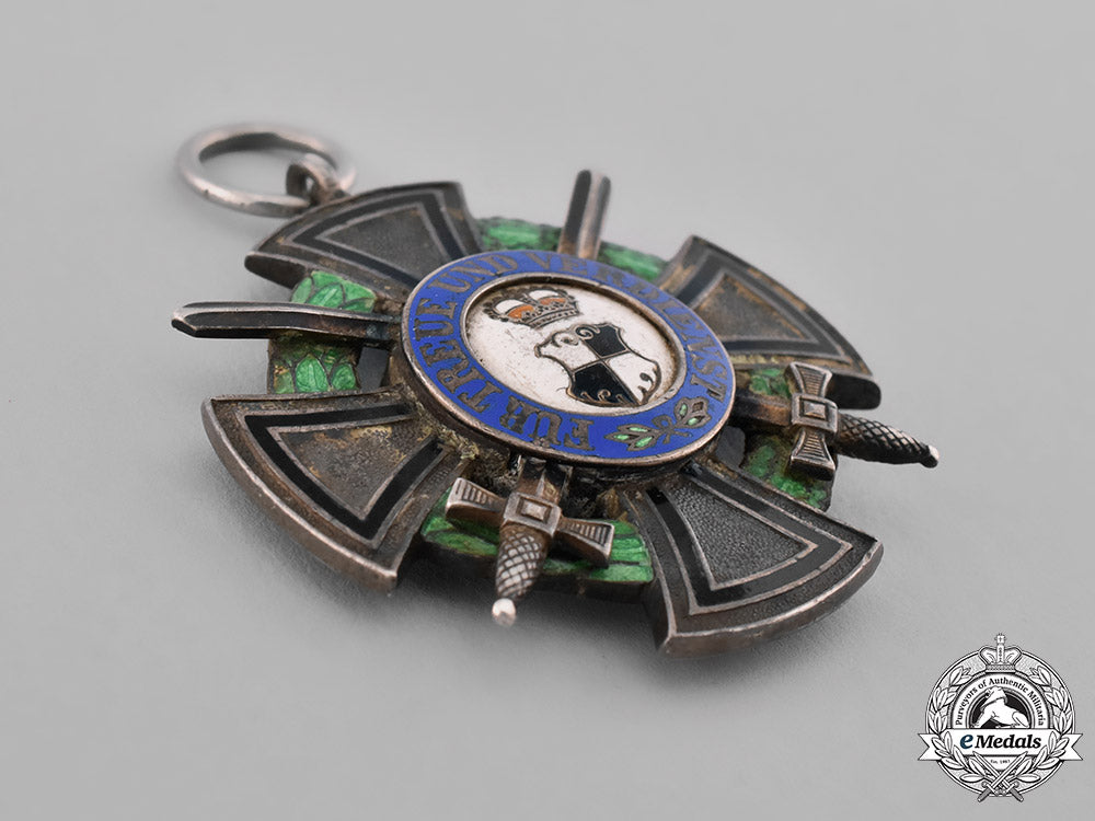 hohenzollern,_state._a_house_order_of_hohenzollern,_iii_class_with_swords,_c.1870_m19_8643