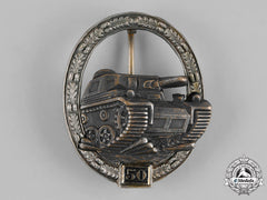 Germany, Federal Republic. A Special Grade Tank Badge For 50 Engagements, 1957 Version