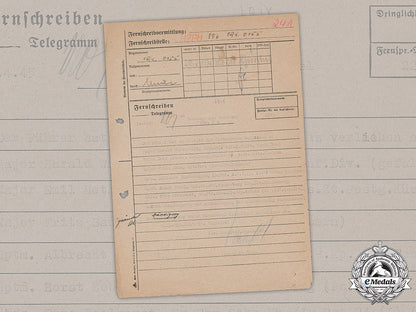 germany,_heer._an_internal_telegram_listing_knight’s_cross_recipients,1945_m19_8897_1