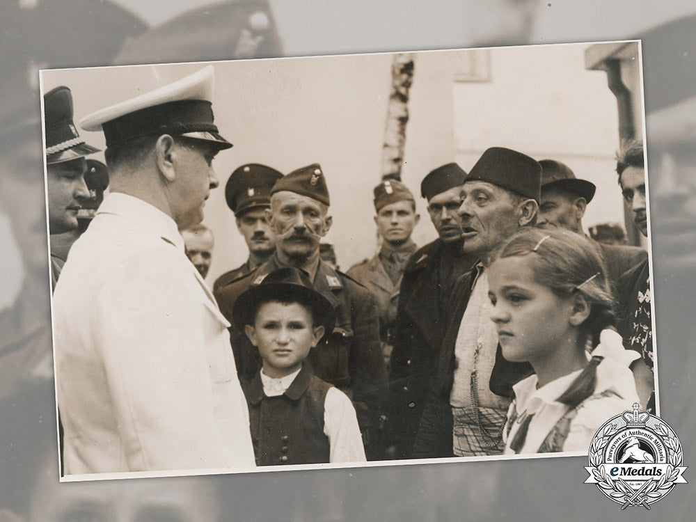 croatia,_independent_state._large_press_photo_of_ante_pavelić_in_banja_luka,_c.1942_m19_8934