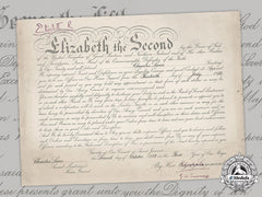 United Kingdom. Two Award Documents; Obe & Promotion, C.1930